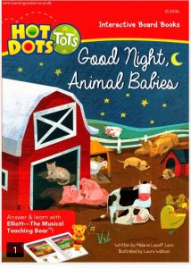 Hot dot good night/animal babies/LKG/Grade1