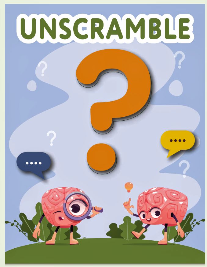 Unscramble kids book