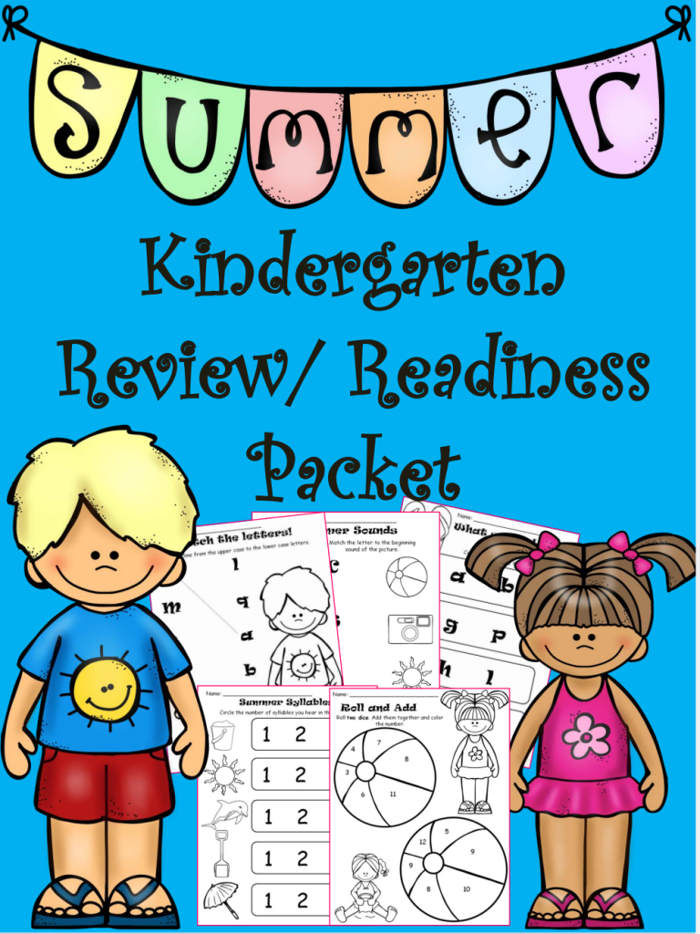 Kindergarten Review Summer Packet