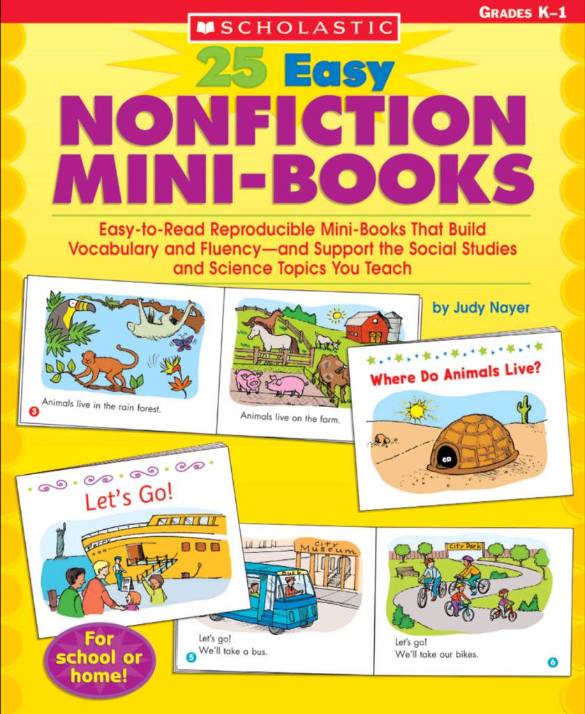 25 Easy Nonfiction Mini Books