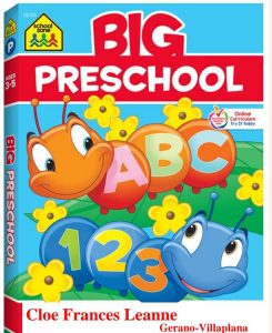 Big Preschool/1 2 3/ A B C grade 1