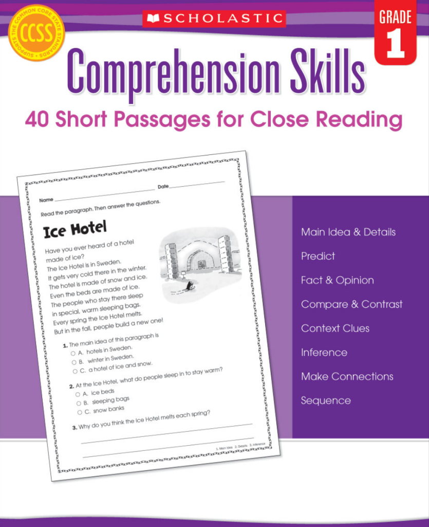 Comprehension Skills Grade 1