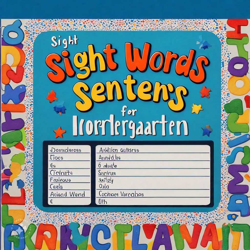 Sight Words Sentences