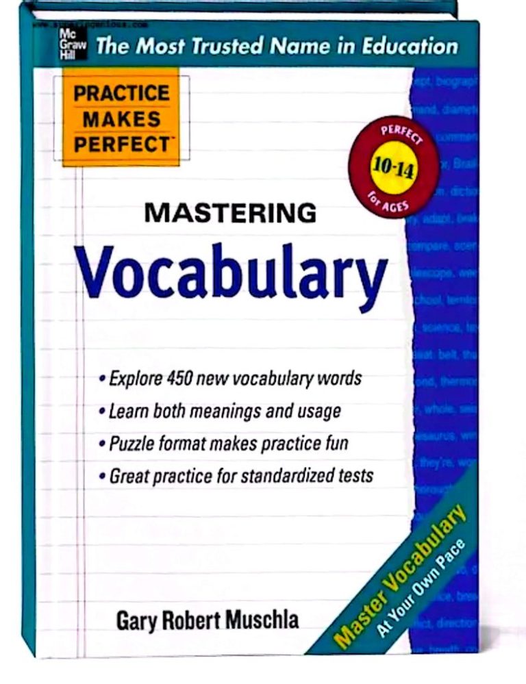 Practice Makes Perfect Mastering Vocabulary - Syed House Library