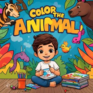 ANIMAL COLORING BOOK FOR KIDS